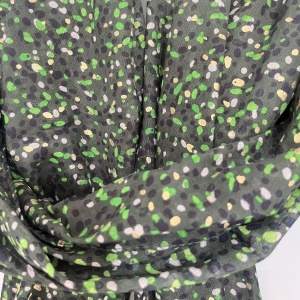 Speckle Scarf - Green & Gold